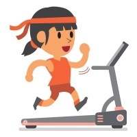Illustration : tapis de course