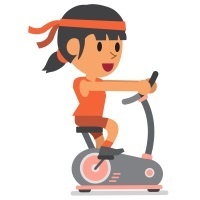 Illustration : vélo d’appartement